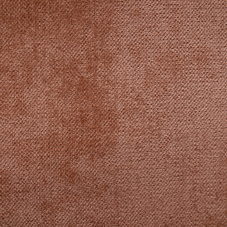 Canapé d’angle gauche Maine en tissu chiné terracotta