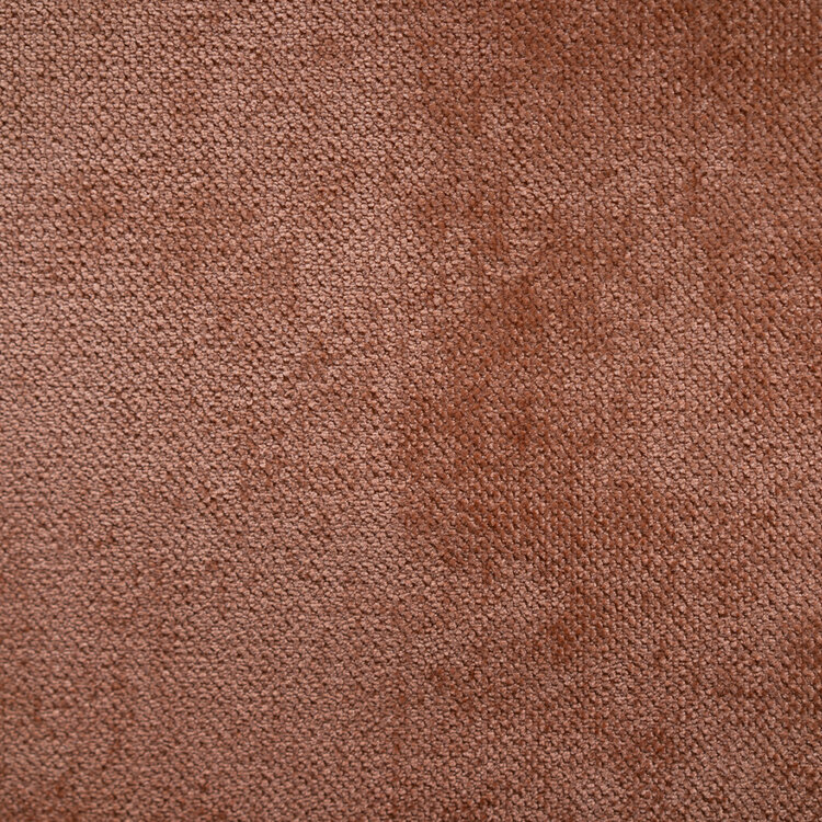 Canapé d’angle droit Maine en tissu chiné terracotta
