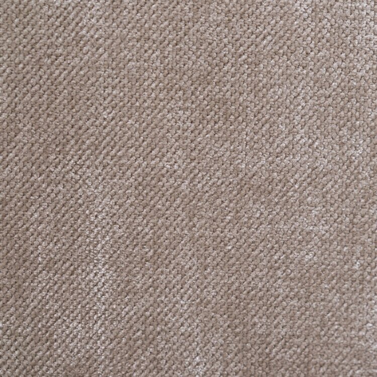 Canapé d’angle gauche Maine en tissu chiné taupe