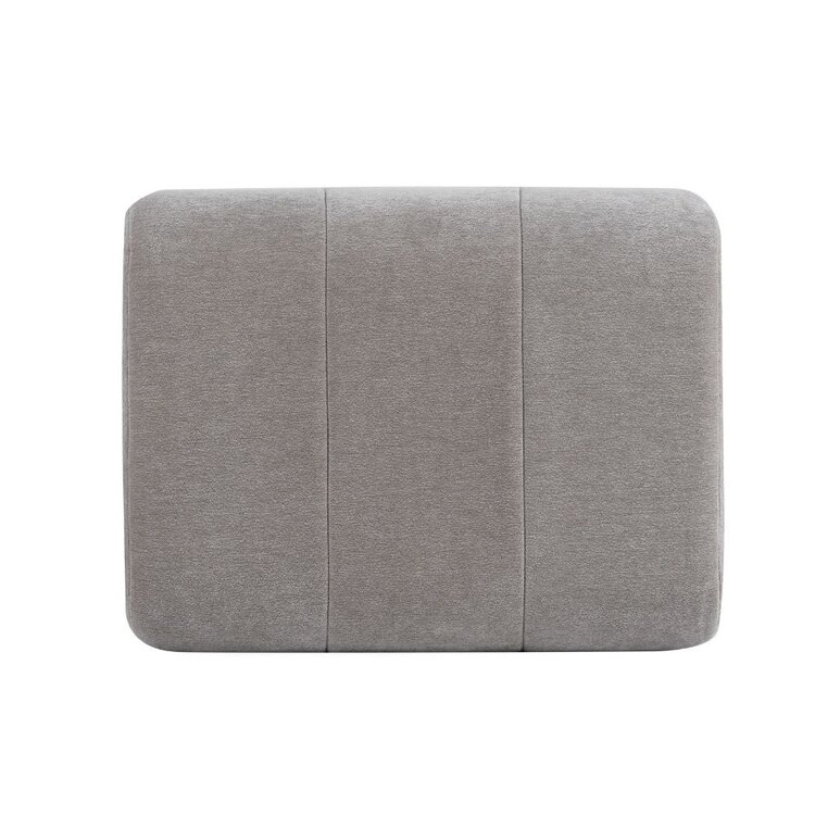 Pouf modulaire Seth en chenille taupe