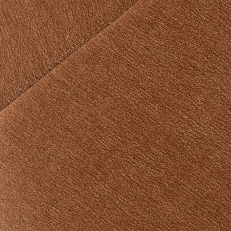 Pouf modulaire Seth en chenille terracotta