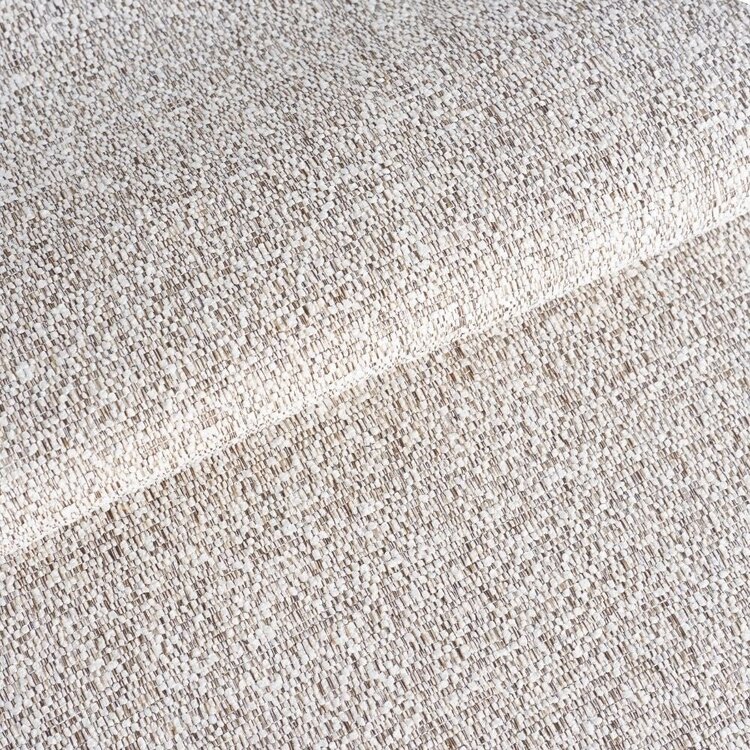 Chaise de bar Trevi tissu chiné blanc cassé/brun 68 cm