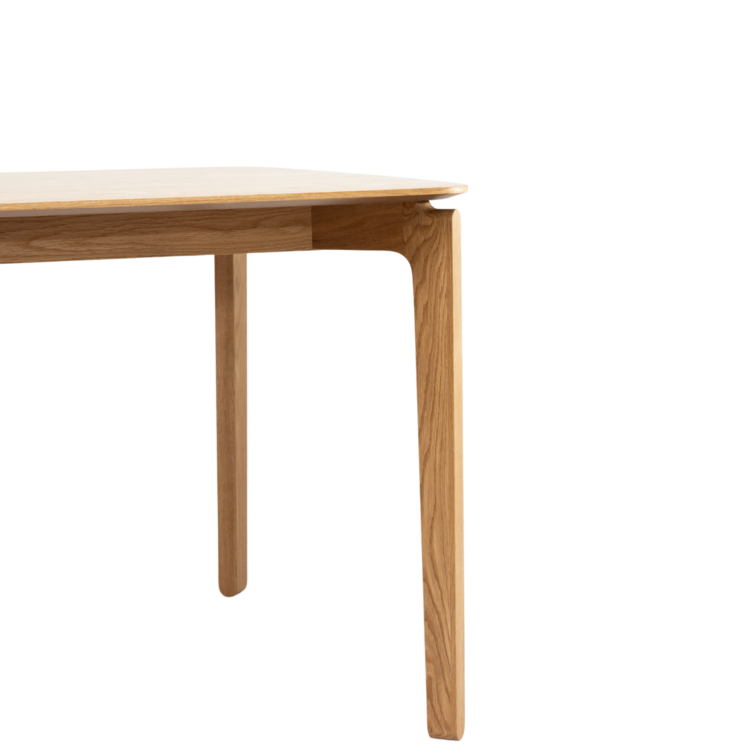 Table à manger scandinave Cala en chêne naturel 220 x 100 cm