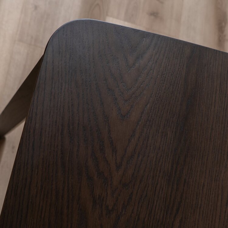 Table à manger scandinave Cala en noyer 220 x 100 cm