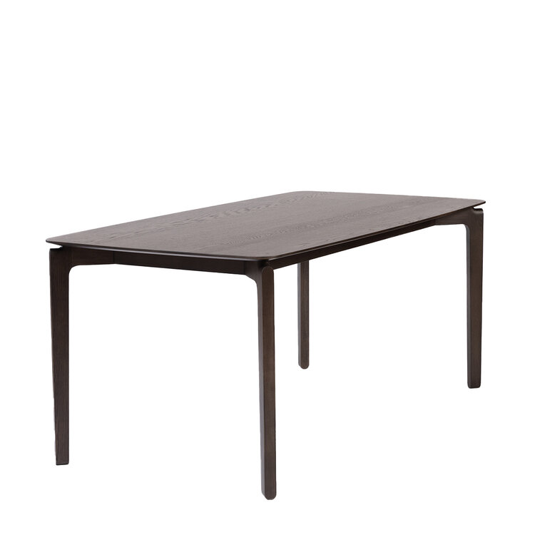 Table à manger scandinave Cala en noyer 240 x 100 cm