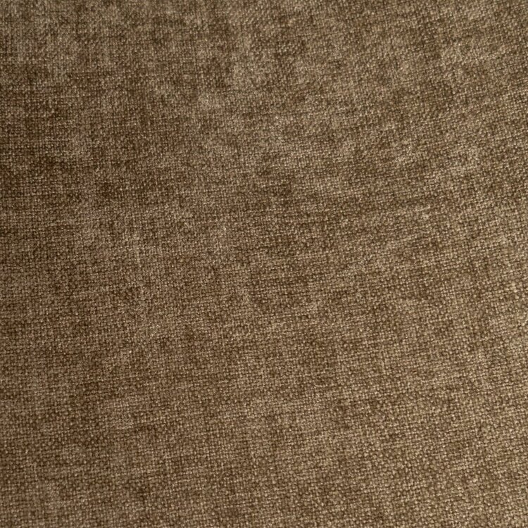 Chaise de salle à manger en velours Trevi taupe