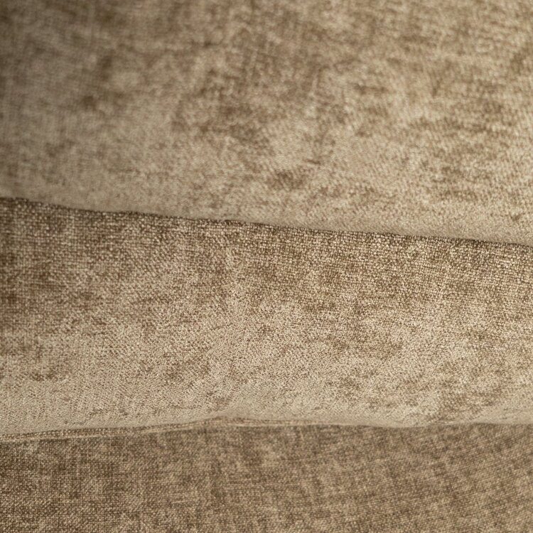 Chaise de salle à manger en velours Trevi taupe