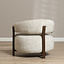 Fauteuil Grace chenille taupe