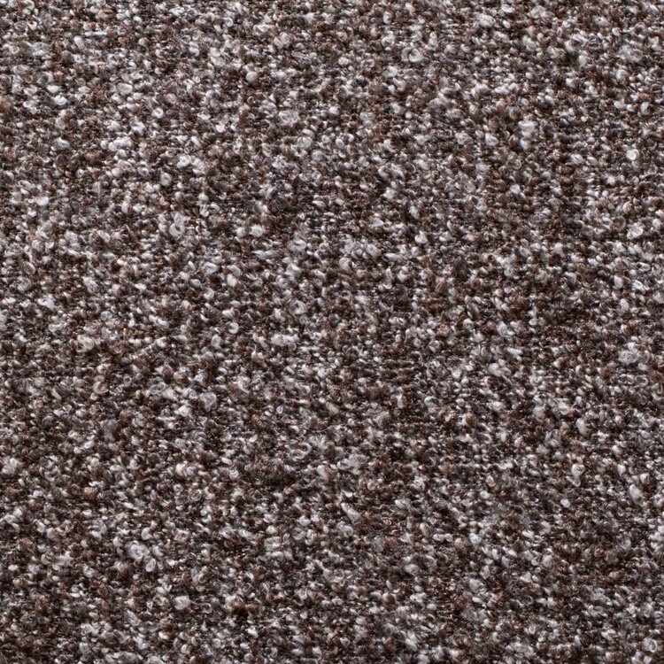 Canapé 2,5 places Maine en tissu bouclé brun/gris