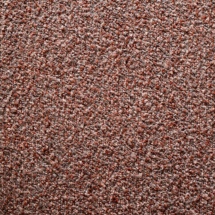 Canapé 2,5 places Maine en tissu bouclé rouge/rose