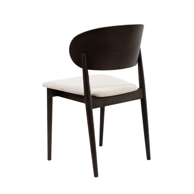 Chaise de salle à manger Bohdi en lin coloris écru