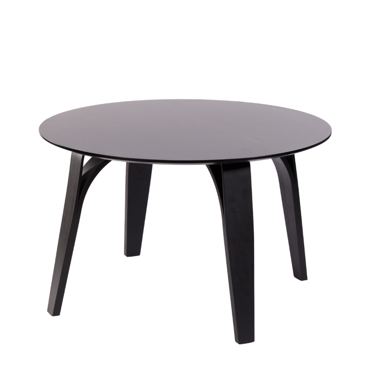 Table à manger Bowie ronde noir Ø 120 cm