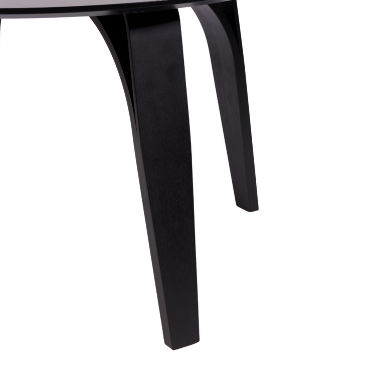 Table à manger Bowie ronde noir Ø 120 cm