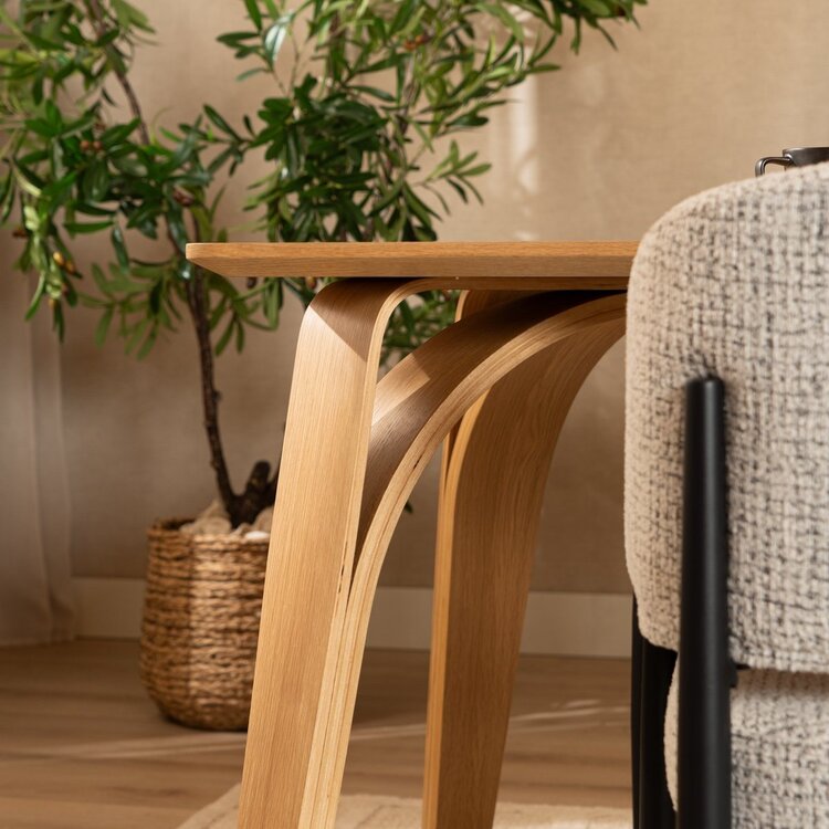 Table à manger Flint en chêne naturel 160 x 90 cm