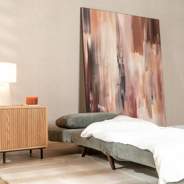 Fauteuil convertible lit 80 x 190 cm Hanna tissu recyclé vert