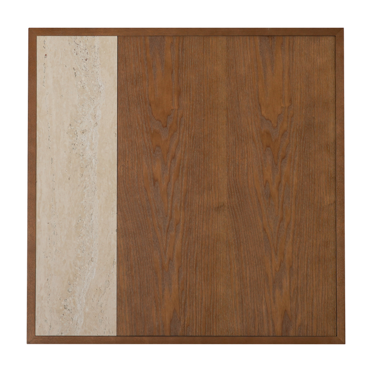 Table basse Java 70x70 cm chêne rustique