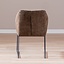 Chaise de salle à manger Momo chenille mocha