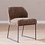 Chaise de salle à manger Momo chenille mocha