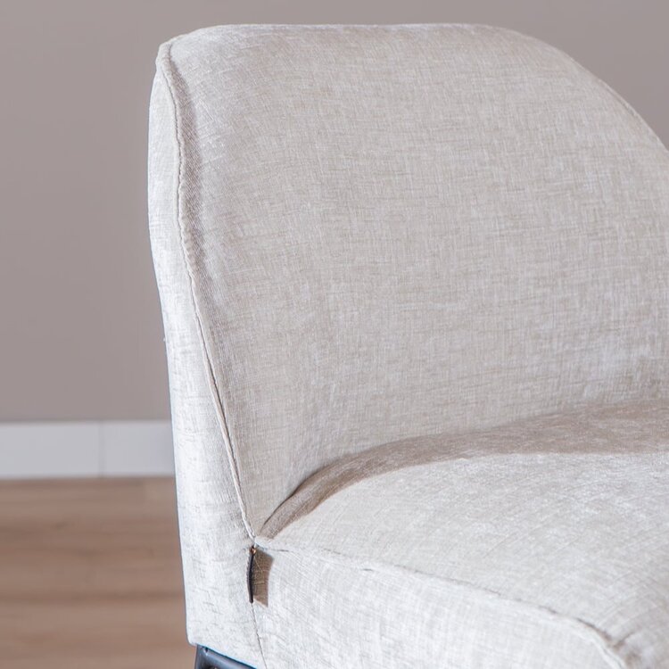 Tabouret de bar Momo en chenille sand 73 cm