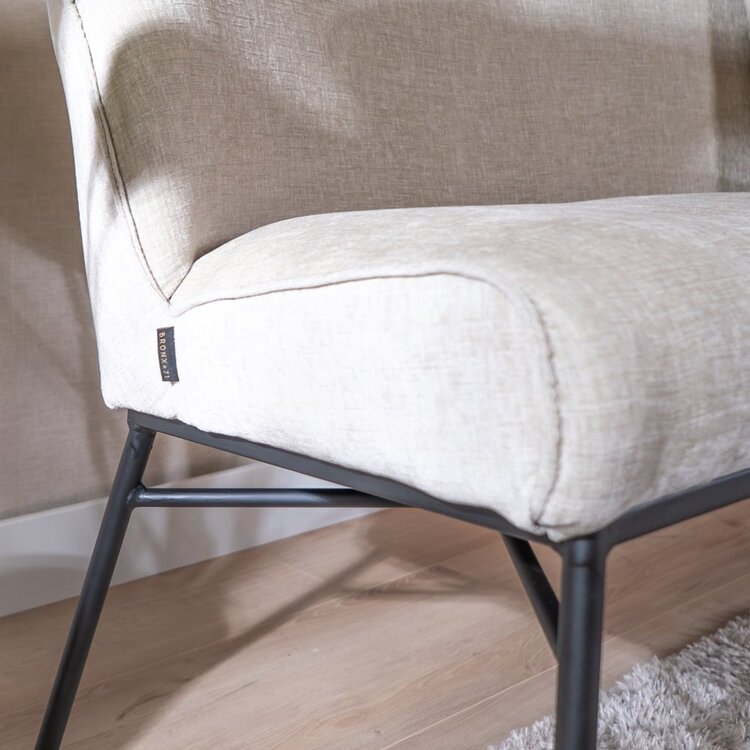 Banc de salle à manger Momo chenille sand 185 cm