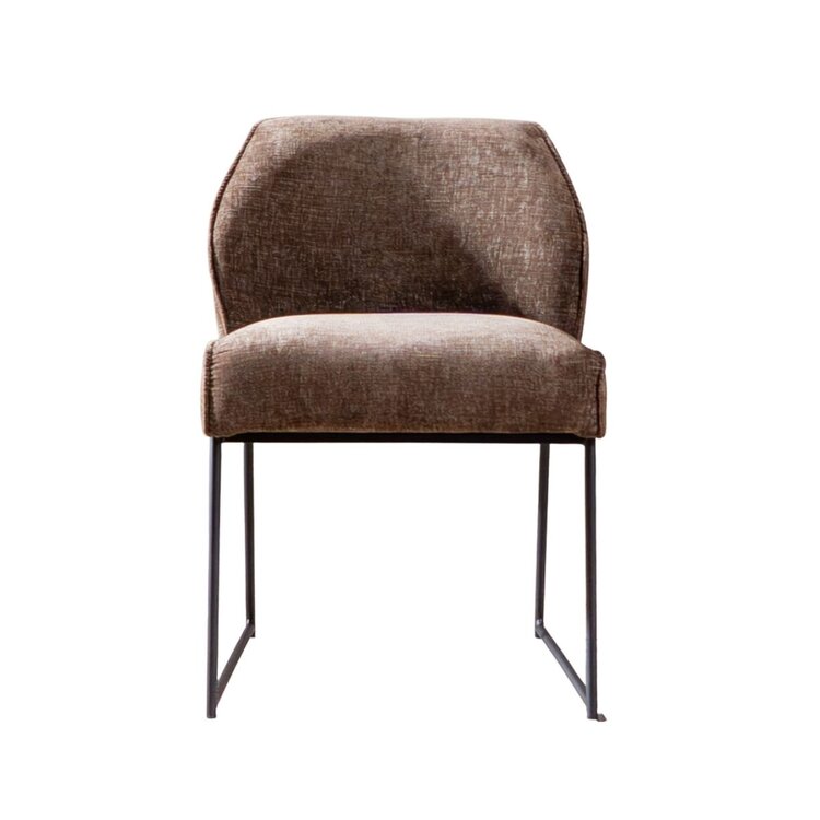 Chaise de salle à manger Momo chenille mocha