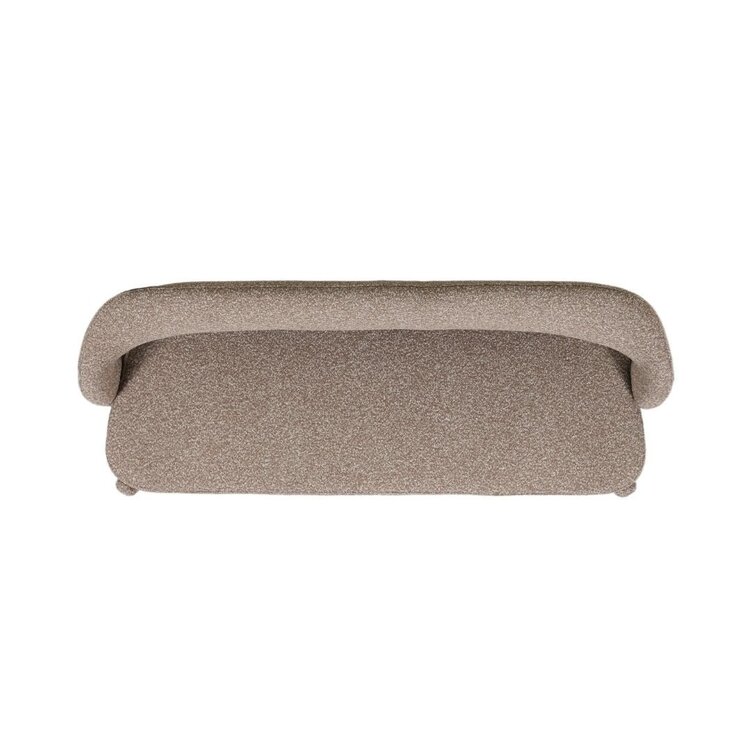 Banc de salle à manger June bouclé brun 160 cm