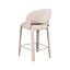 Tabouret de bar Leo taupe leopard 70 cm