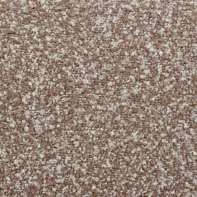 Tabouret de bar June bouclé brun 70 cm