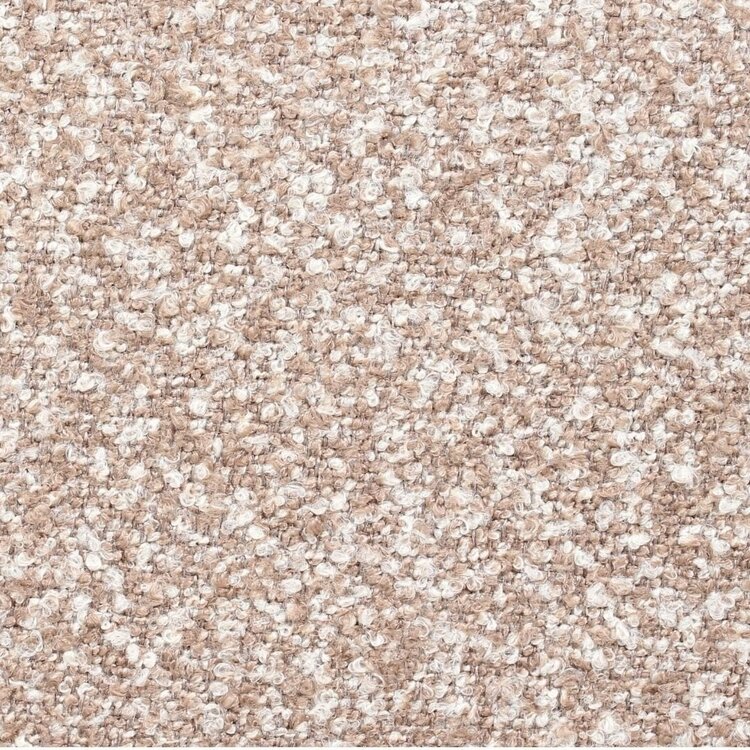 Chaise de salle à manger June bouclé brun