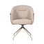 Chaise de salle à manger Riley pivotante bouclé brun