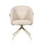 Chaise de salle à manger Riley pivotante bouclé taupe