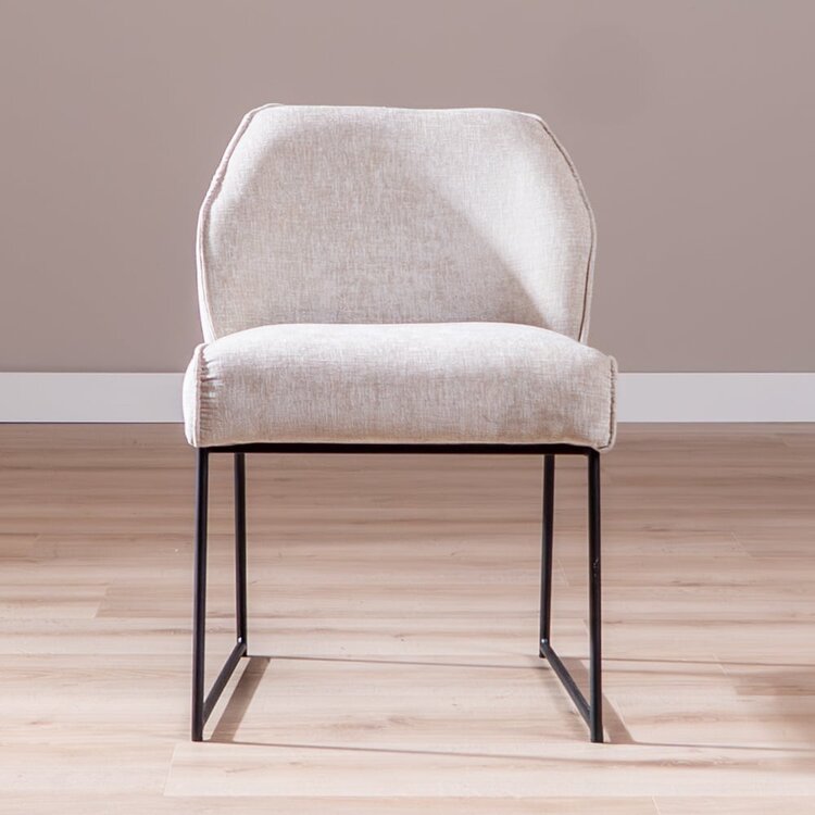 Chaise de salle à manger Momo chenille sand