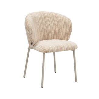 Chaise de salle à manger Milo chenille beige/taupe