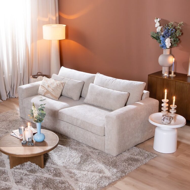 Canapé 3 places Kyle chenille sand