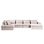 Canapé en U Kyle 6 places chenille sand
