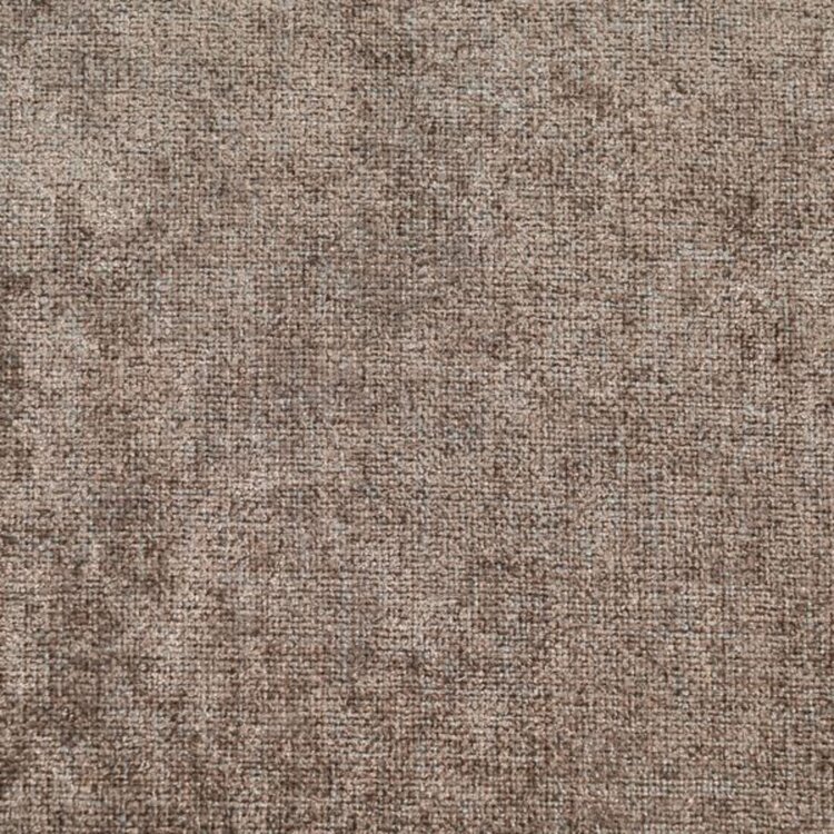 Chaise de salle à manger à roulettes Mexx velours marron