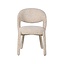 Chaise de salle à manger Nala taupe Leo-Print
