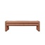 Banc de salle à manger Neil bouclé terracotta 160 cm
