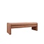 Banc de salle à manger Neil bouclé terracotta 160 cm