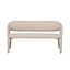 Banc de salle à manger Leo taupe leopard 160 cm