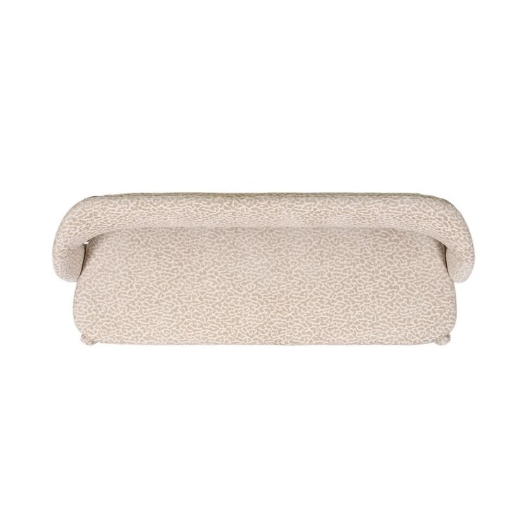 Banc de salle à manger Leo taupe leopard 160 cm