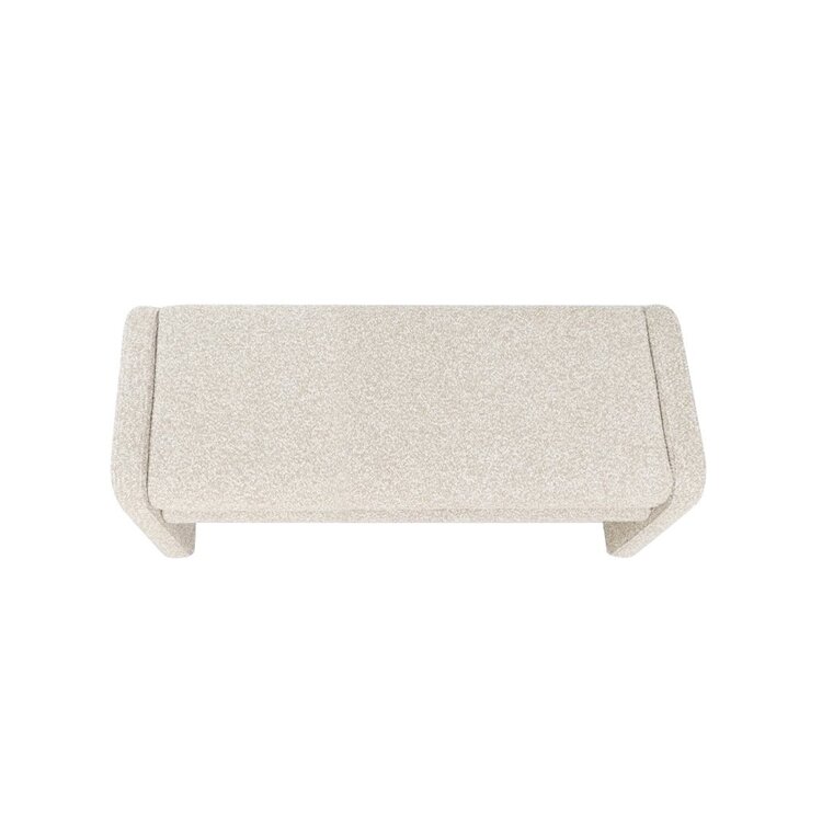 Banc de salle à manger Neil bouclé taupe 100 cm