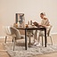 Banc de salle à manger June bouclé taupe 160 cm