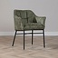 Chaise de salle à manger industrielle Aaron vert