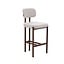 Tabouret de bar Nori en lin off white 70 cm