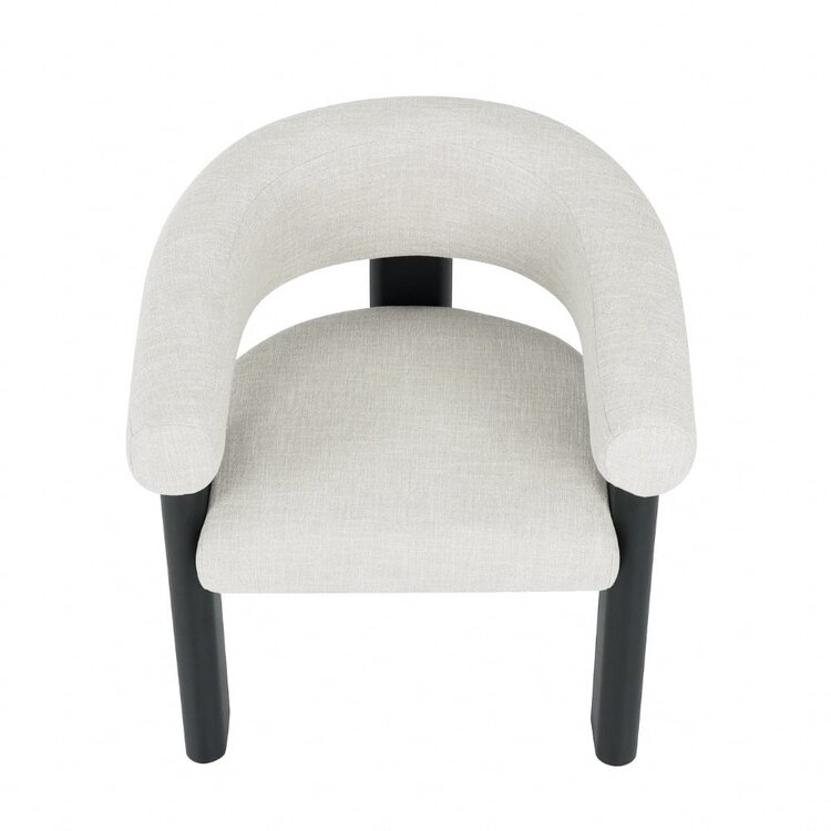 Fauteuil Naomi en lin off white