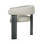 Fauteuil Naomi en lin taupe