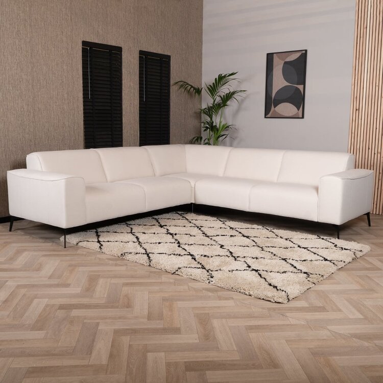 Canapé d'angle scandinave Vegas beige gauche/droit