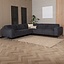 Canapé d'angle scandinave Vegas bouclette noir gauche/droit