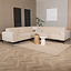 Canapé d'angle scandinave Vegas bouclette taupe gauche/droit